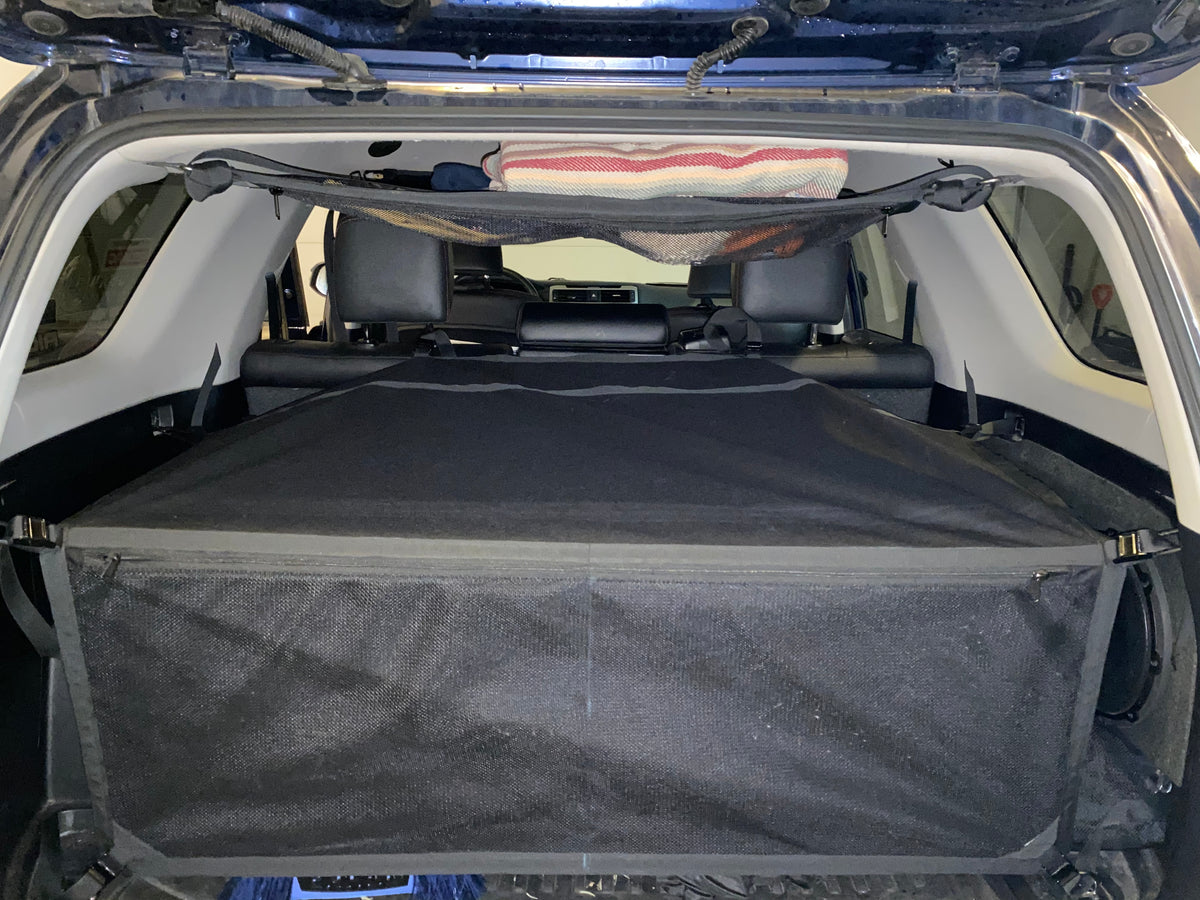 Cargo Cover for 4Runner 5th Gen w Zippered Compartments – Toyota Nets